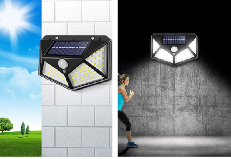 Đèn Led Năng Lượng Mặt Trời Cảm Ứng 3 chiều