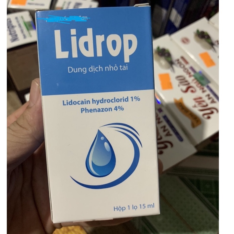 Lidrop- dung dịch nhỏ tai lọ 15ml đạt chuẩn gpp