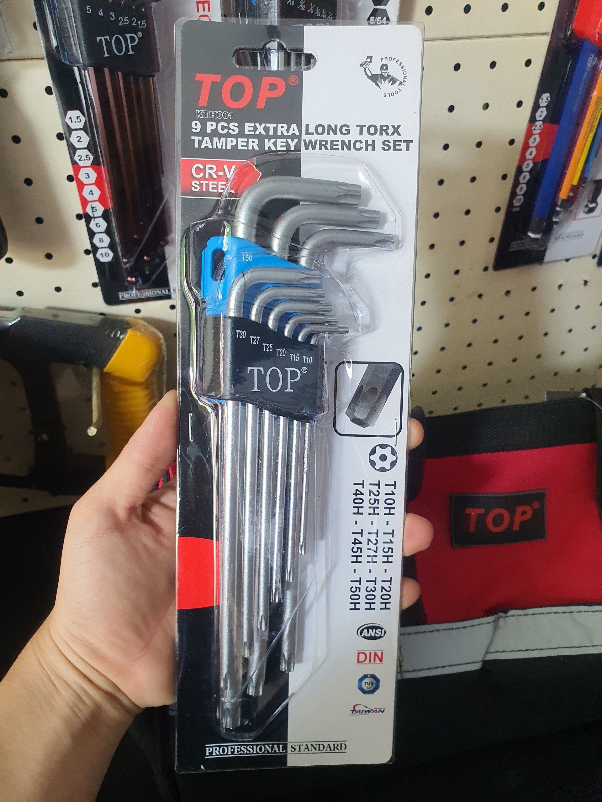 Bộ lục giác 9 cây bông mai T10-T50 Top - KTH001