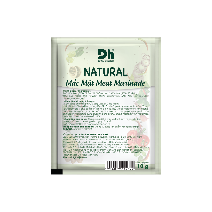 NATURAL Gia Vị Ướp Thịt Mắc Mật Dh Foods