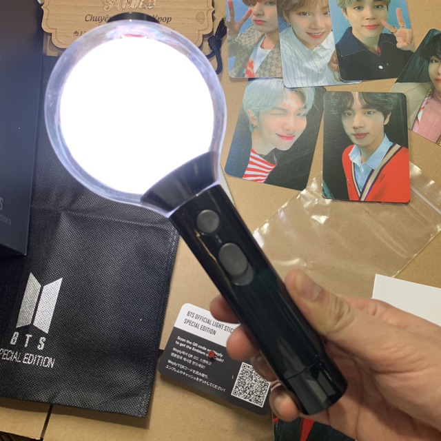 Đèn cổ vũ lightstick bangtan bomb special edition map of the soul hàng unoff - bomb ver 3