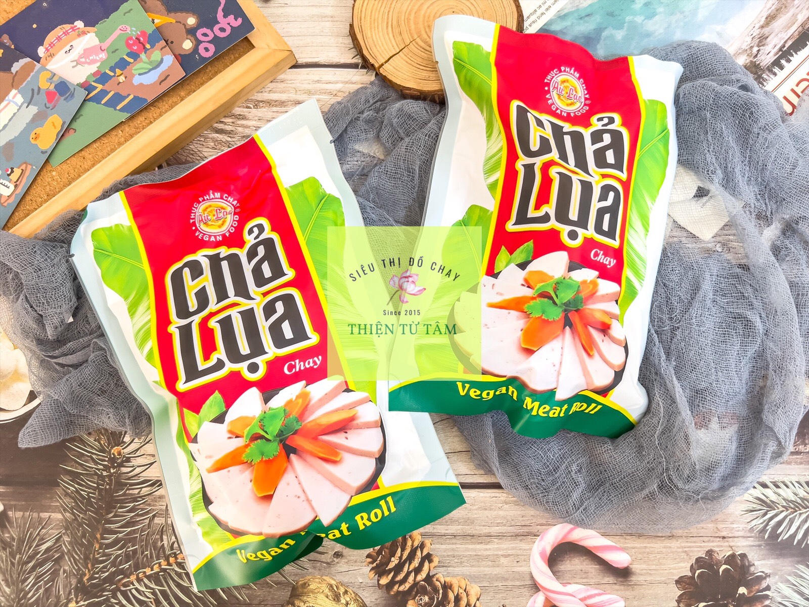 Chả Lụa Chay Âu Lạc Thực Phẩm Chay Đảm Bảo Vệ Sinh An Toàn Gói 250g