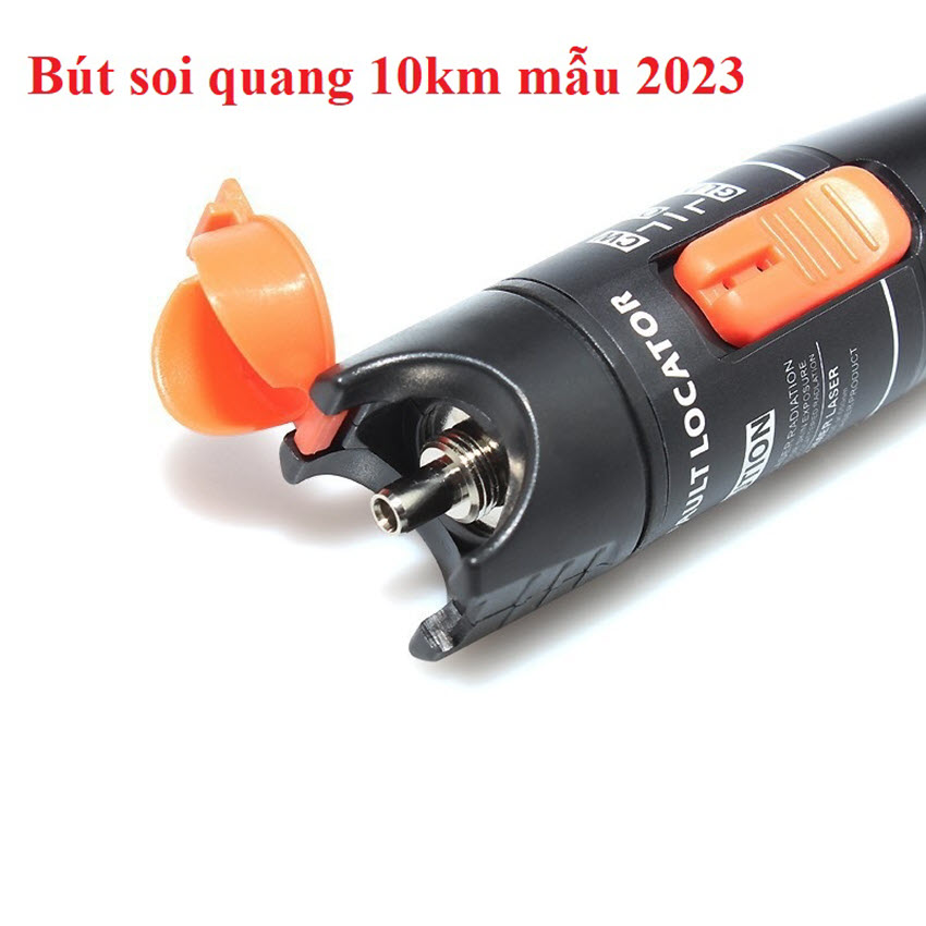 Bút dò lỗi sợi quang HT-10km ánh sáng đỏ tặng 1 đôi pin