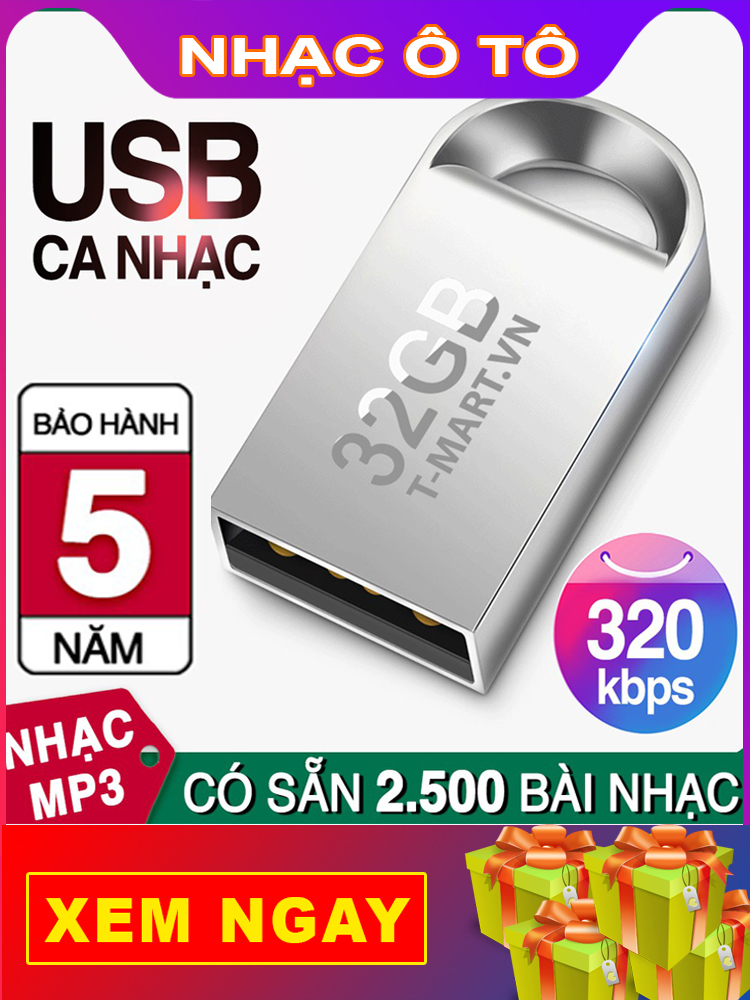 USB nghe nhạc ô tô gồm 2500 bài hát các thể loại nhạc Trữ tình, nhạc trẻ, nhac Bolero, nhạc Remix, N