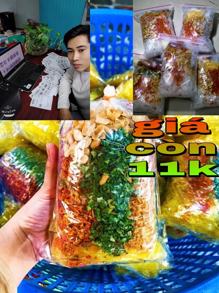 1 bịch bánh tráng trộn
