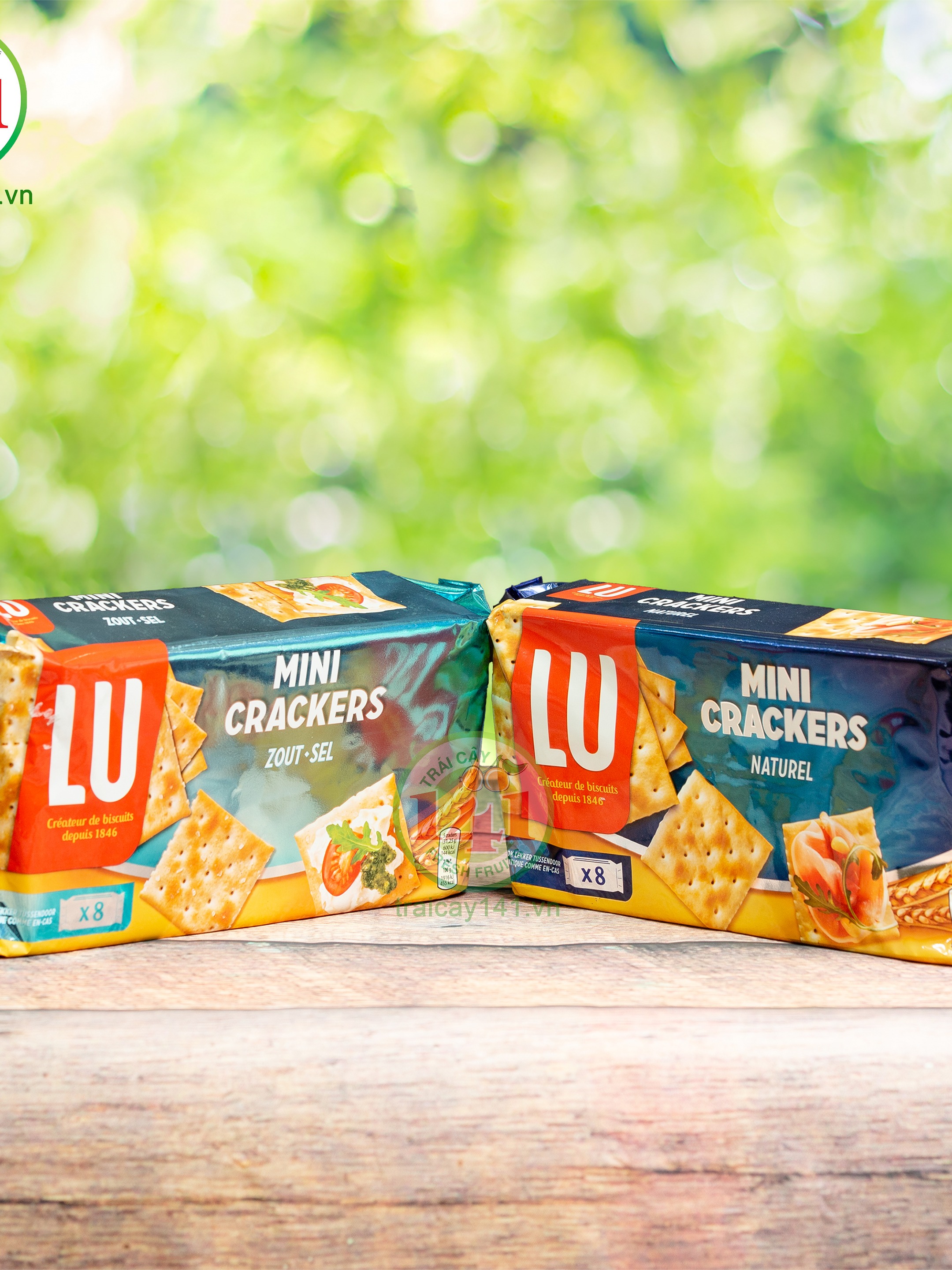 Bánh Lu  Mini Crackers Zout Sel( LU mặn) 250g/gói