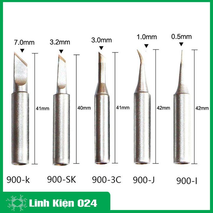 Mũi hàn Quick 900M thay thế cho máy hàn Quick, Hakko 936 - 937