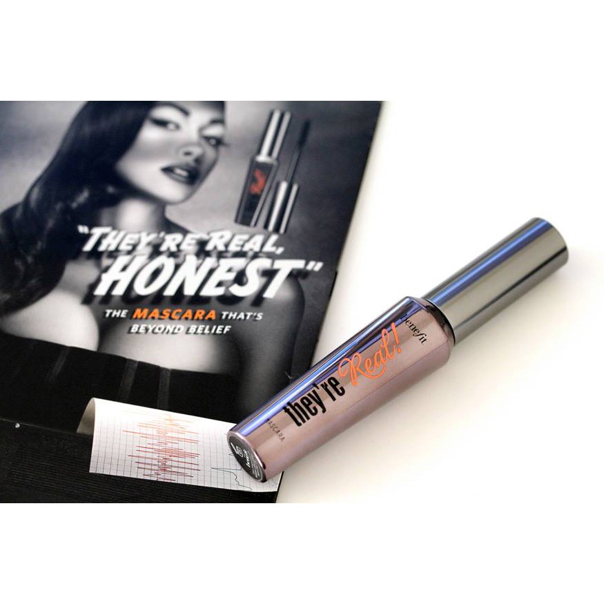 Chuốt mi Benefit Cosmetics Theyre Real!Lengthening & Volumizing Mascara (Hàng xách USA fullsize 8.4g)
