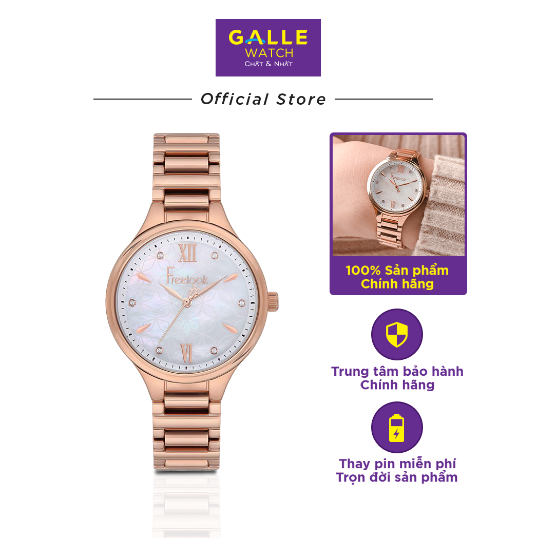 Đồng Hồ Nữ FREELOOK Eiffel Chính Hãng - Galle Watch Store