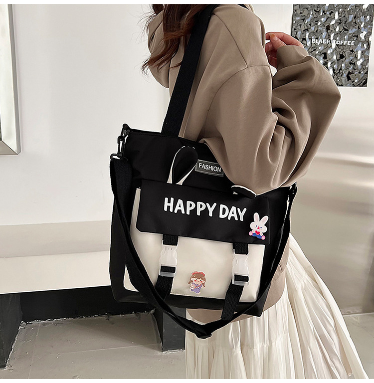 Túi tote vải học sinh đi học size lớn