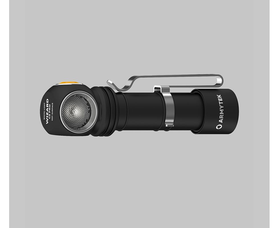 Armytek technician C2 pro premium multifunctional humpback flashlight 2330lm long-brightness gold T-shirts 129m use magnet charging 18650 mAh