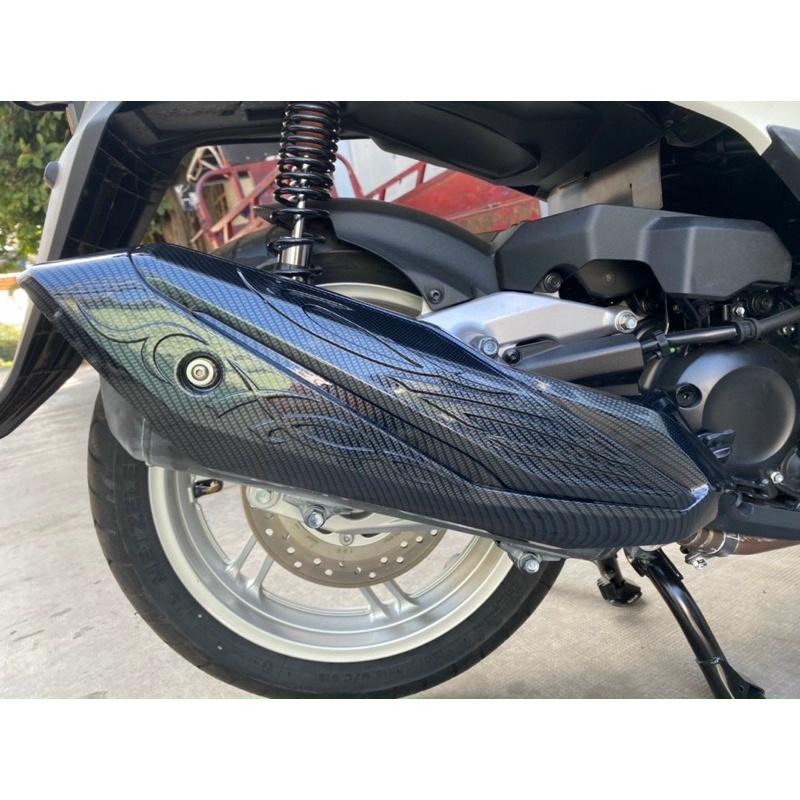 Ốp pô che pô sh350i 2021 carbon