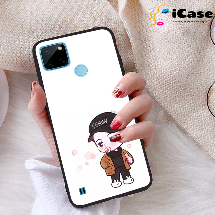 Ốp lưng Realme C21Y viền dẻo TPU BST Chibi