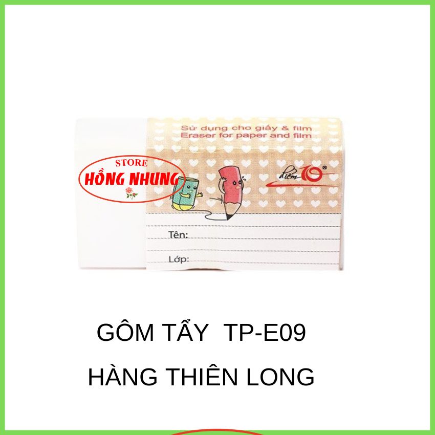 [ Mới]  1 Hộp 30  Viên Gôm/ Tẩy Tl-E06 / TP- E09