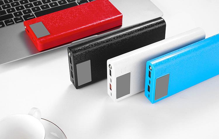 Box sạc dự phòng 8 cell hỗ  trợ đa đầu vào (Micro,Type-C)
