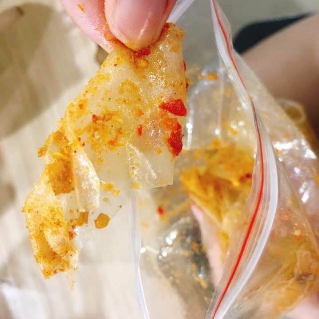 Bánh tráng sa tế cay - sa tế nhà làm