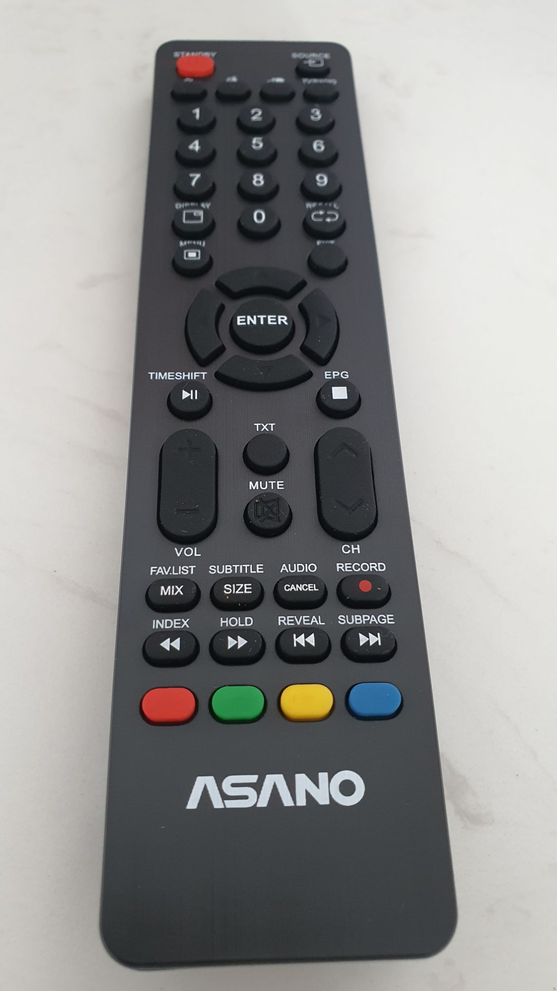 Remote tivi asano zin theo máy mới 100%