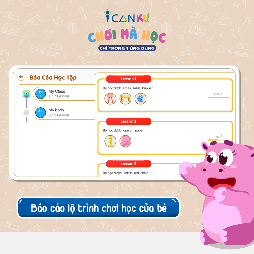 HOCMAI - ICANKid - Ứng dụng học Tiếng Anh cho bé