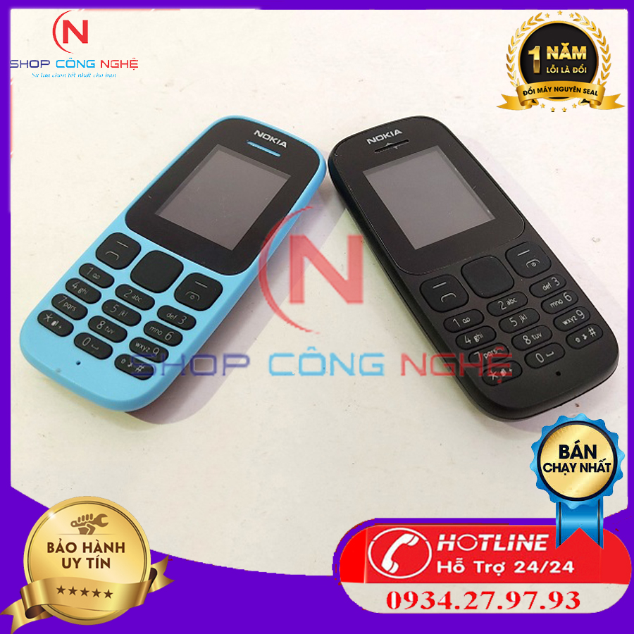 [HCM][HOT HOT] Điện thoại Nokia 105 (2017) bản 1 sim BẢO HÀNH 12 THÁNG