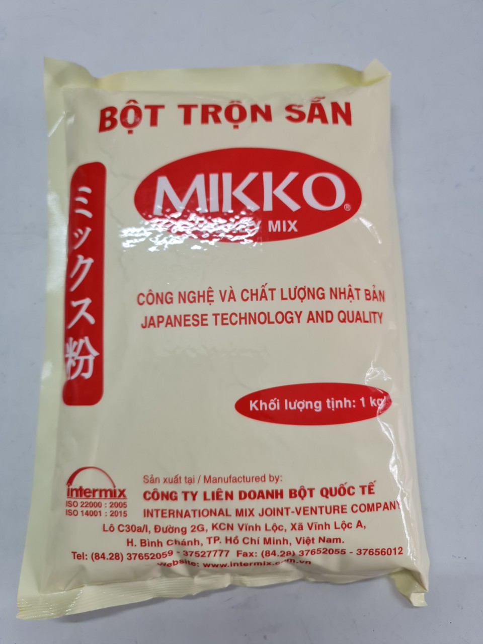 [Gói 1Kg] BỘT BÁNH PIZZA [VN] MIKKO Flour for pizza