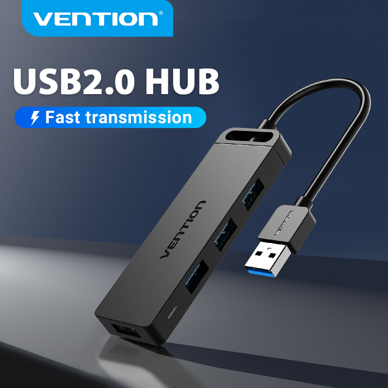 Vention USB 2.0 HUB 5 Port Adapter Micro USB Power Multi USB Splitter High Speed OTG for Macbook PC Computer Accessories Adaptador USB Hab