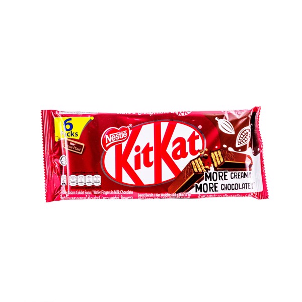 Bánh Kitkat 6 Thanh 2F (B/F) (6x17g) - Cocoa Nestle