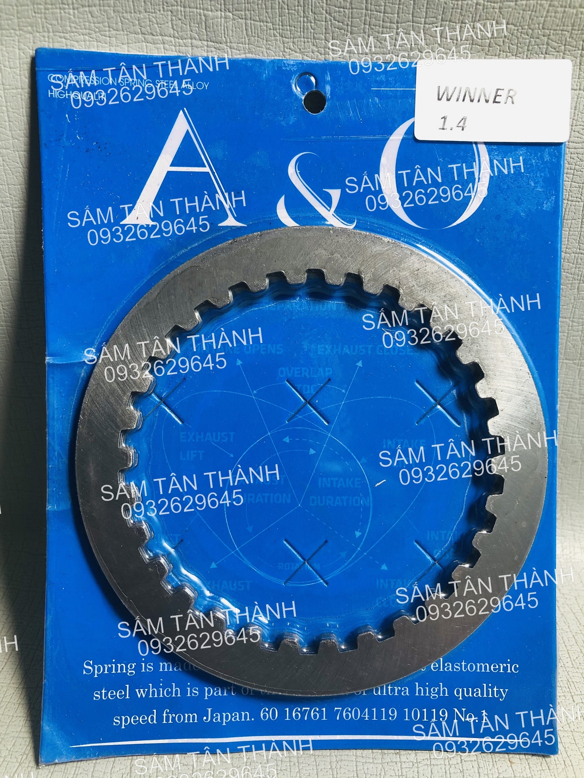 Lá sắt CKHL Winner (  1ly4 )