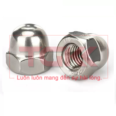 Đai ốc mũ inox 201 (M3-M20)