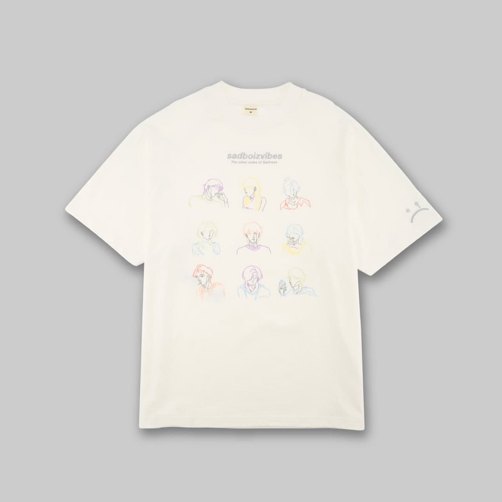 Áo thun SADBOIZ SADBOIZVIBES TOSS WHITE