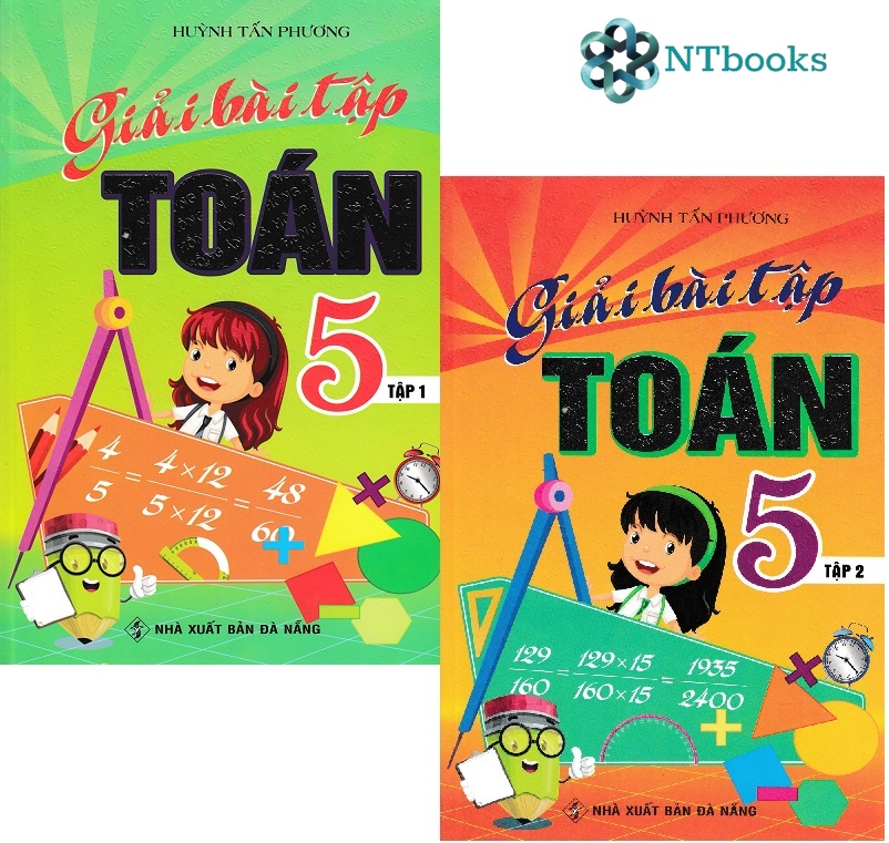 Combo giải bài tập toán lớp 5 - ntbooks