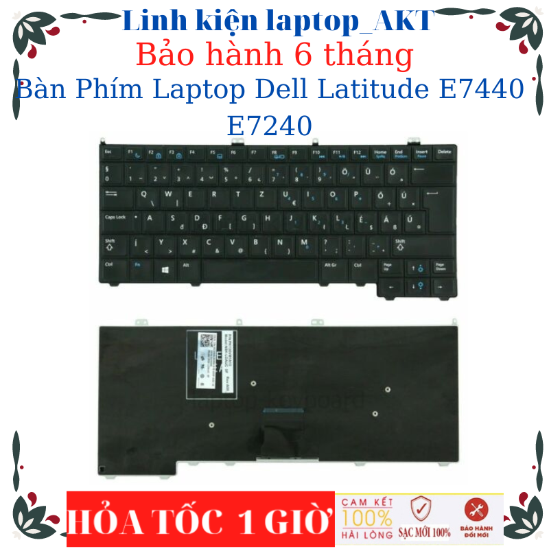 Bàn phím laptop dell latitude e7440 e7240