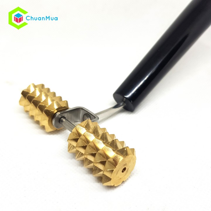 Double girdle needle roller (large size)-Diagnostic Instrument (abdomen, back, thigh, muscle stimulator, fat burning, blood bruise roller) | chuanbuy gda170