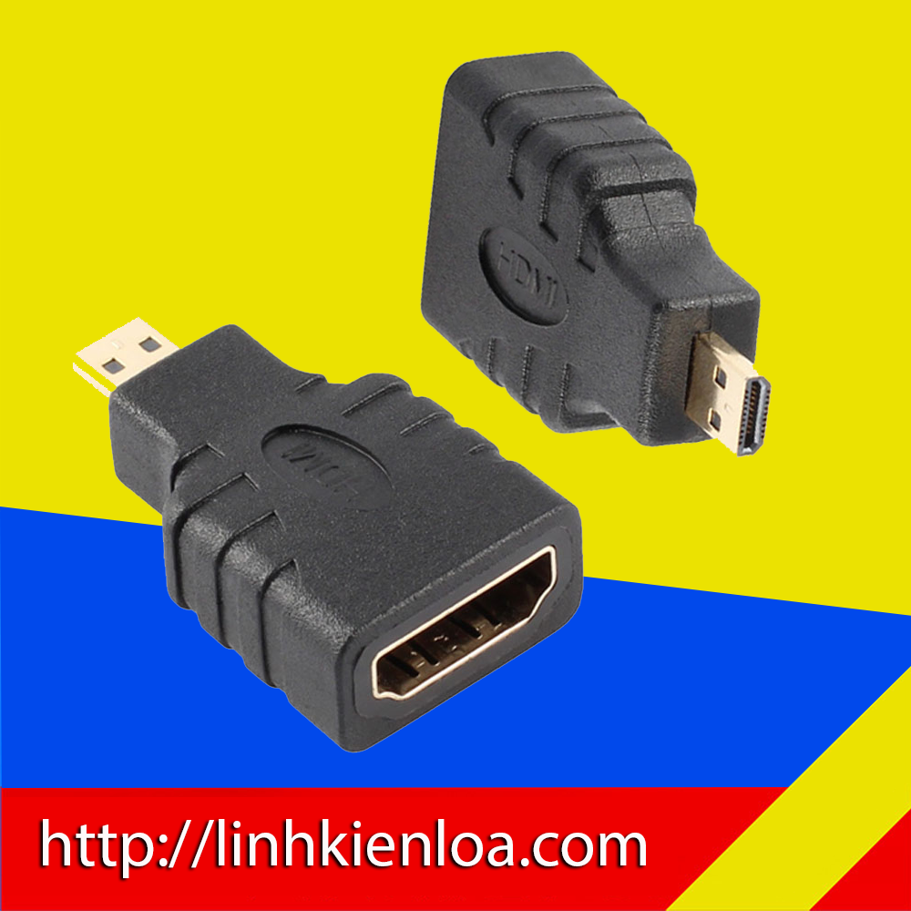 Jack chuyển - Đầu Chuyển Đổi Mini HDMI và Micro HDMI sang HDMI
