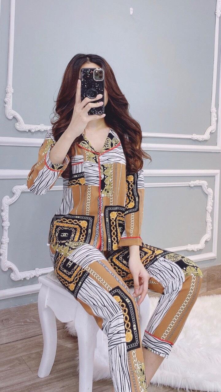 Set bộ đồ nữ cực xinh , pizama, phi lụa dành cho chị em
