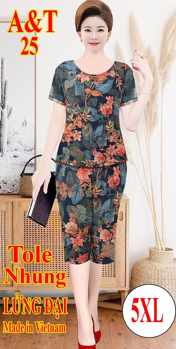 [HCM]Bộ lửng tôn Nhung Thái quảng châu(size 40-78kg)