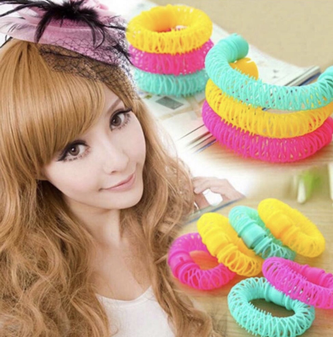 Lô uốn tóc xoăn không dùng nhiệt