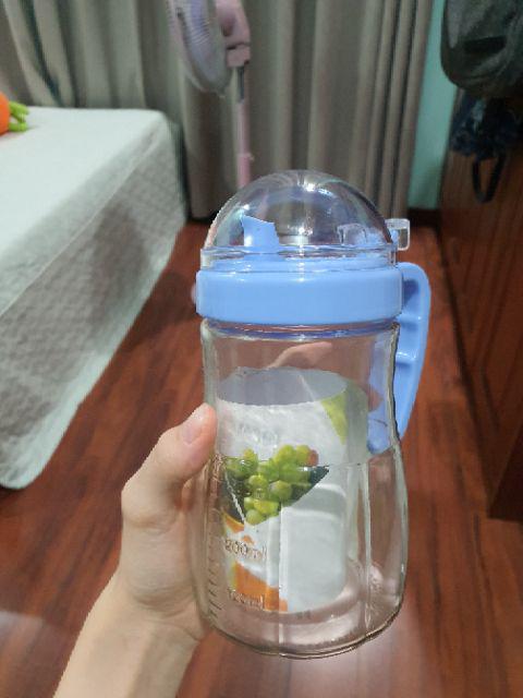 Lọ thủy tinh đựng nước mắm, dầu ăn 500ml