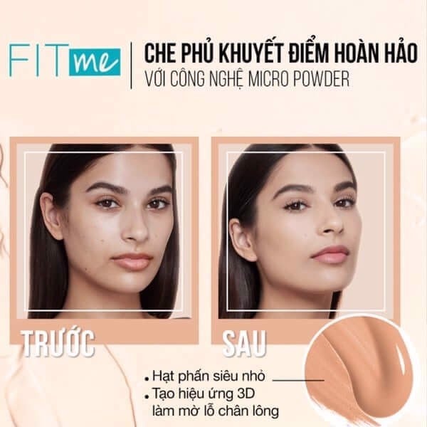 Kem Nền Maybelline FitMe SPF22 30Ml
