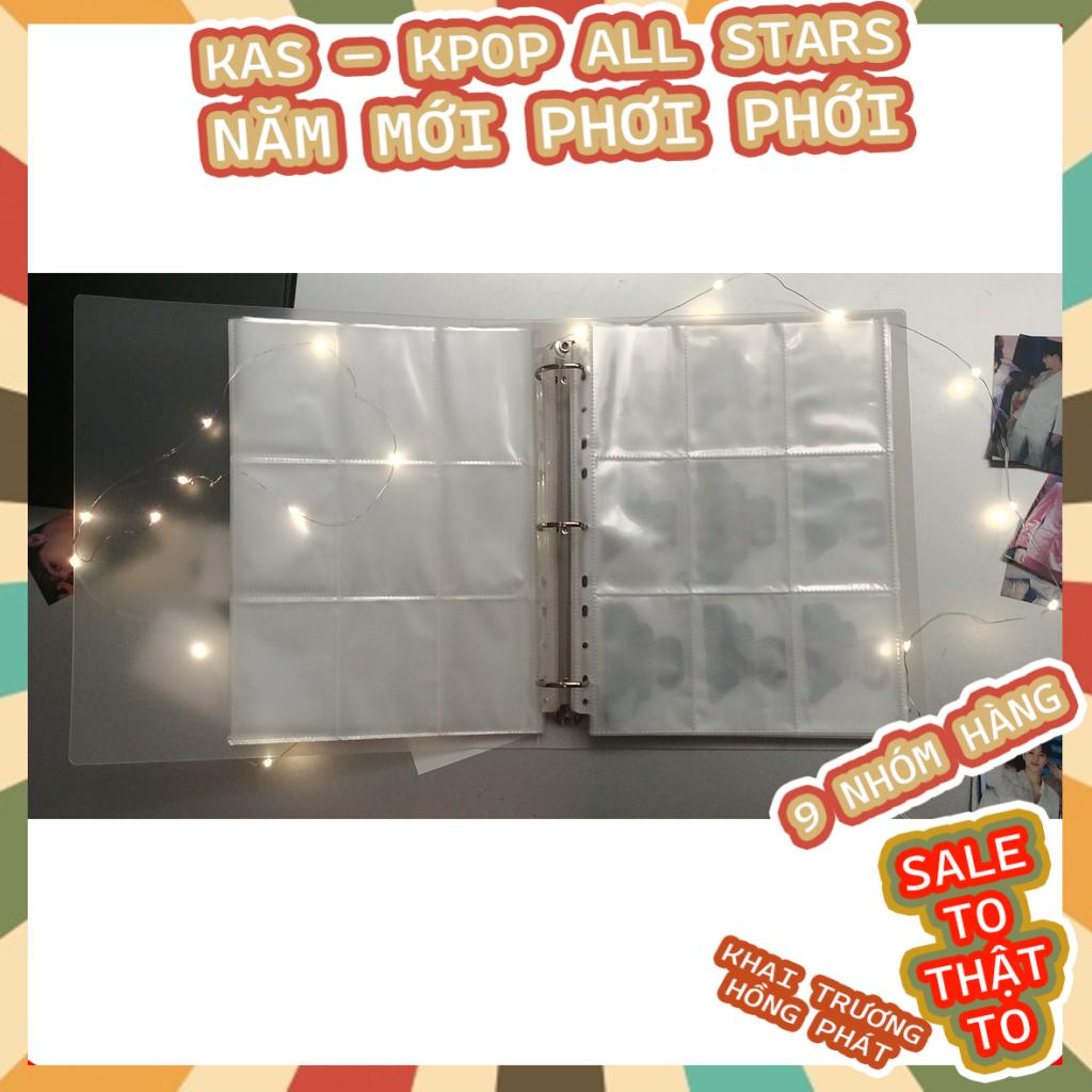 Binder đựng 540- 900 Card Official 3x3 (9 ô) kích thước 6.5x9.5cm KAS - KPOP ALL STARS