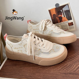 JingWang Free Shipping Miễn phí vận chuyển Giày vải của phụ nữ mùa hè lưới thumbnail