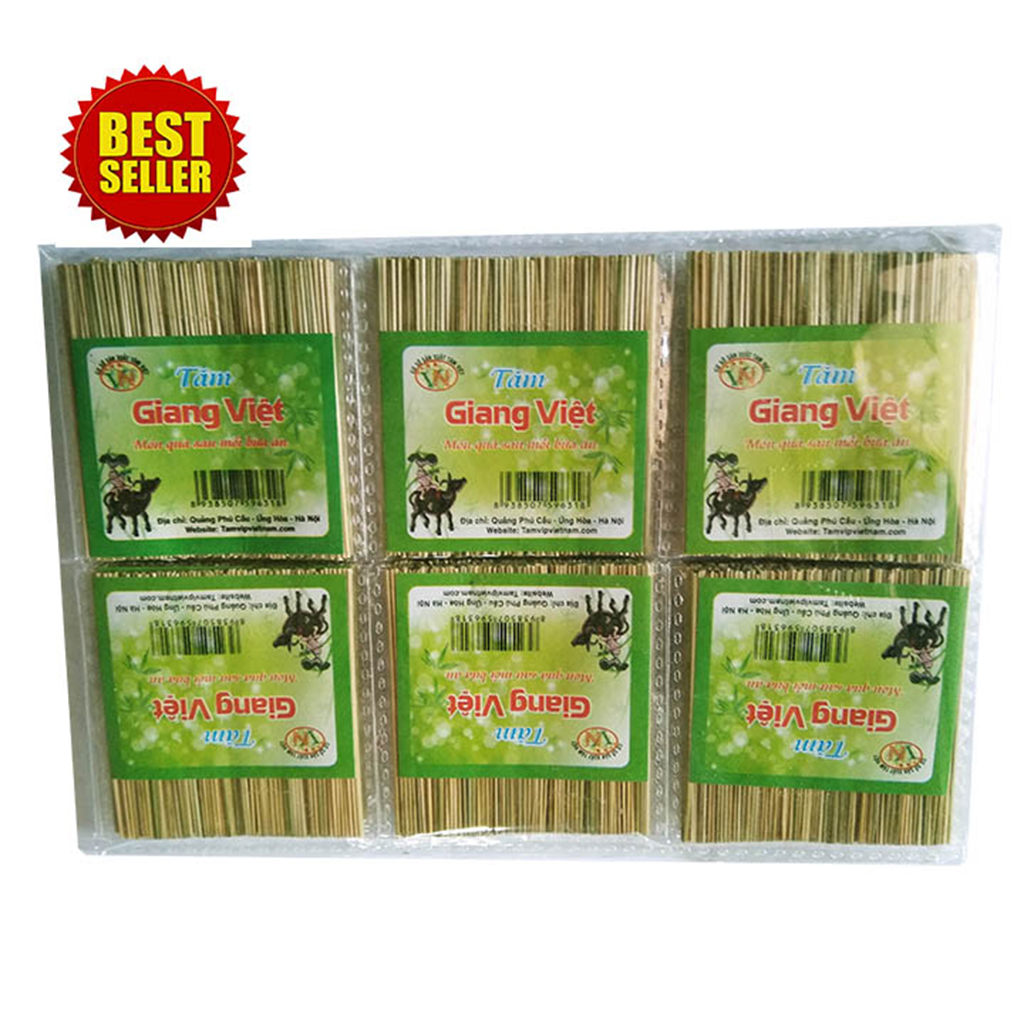 Tăm Giang Vip (Combo 30 gói ) Tăm Tre Xỉa Răng Loại Thượng Hạng, Nhỏ Xíu, Làm Từ Cật Giang Siêu Dẻo