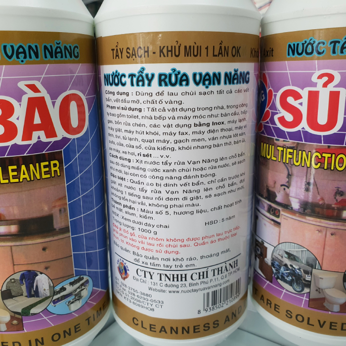 Nước tẩy rửa vạn năng Sủ Bào 1000g