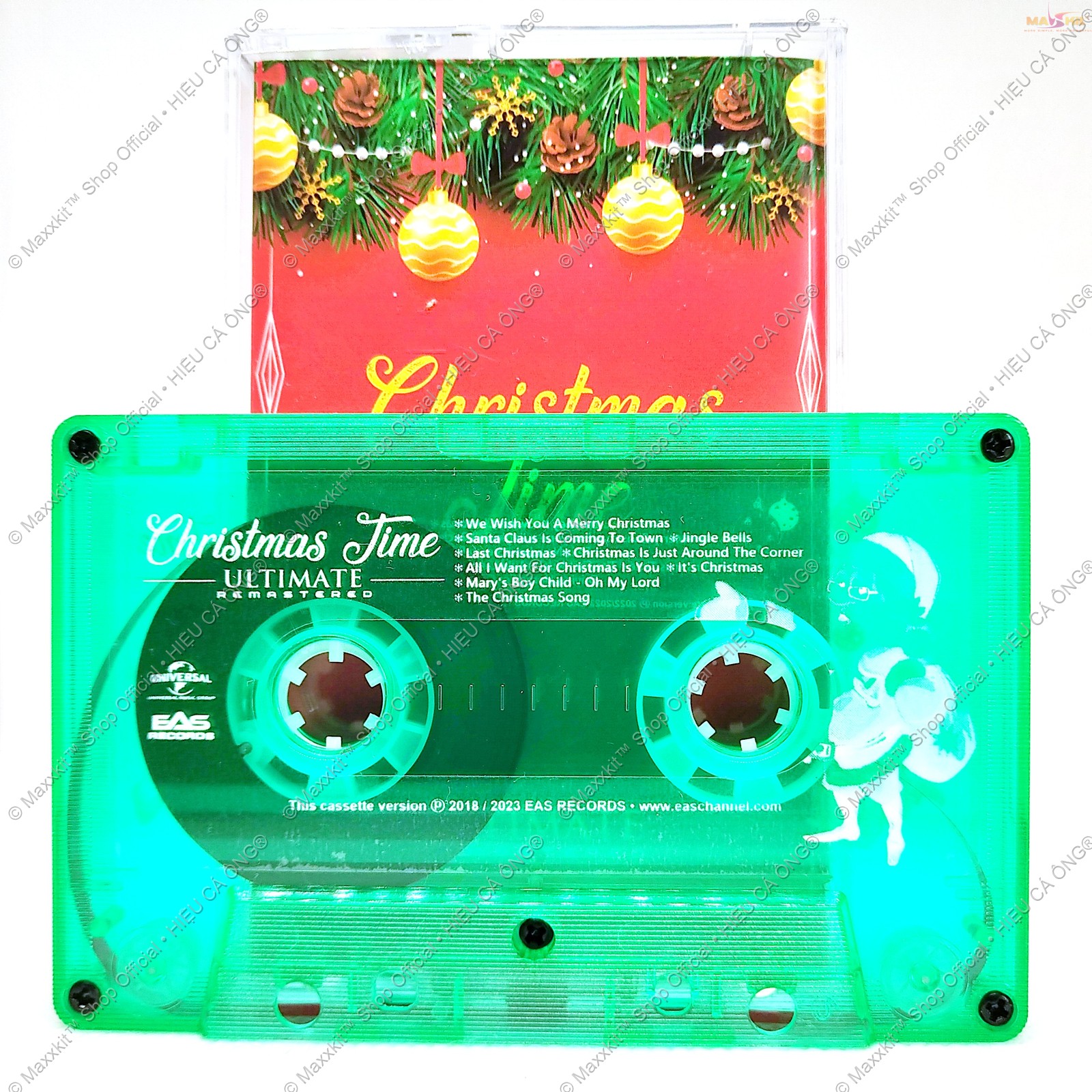Băng cassette Christmas Time (Ultimate Collection) - Nhạc Giáng Sinh Quốc Tế Chọn Lọc - Wham - michael jackson - whiteney houston - backstreet boys - EAS Records