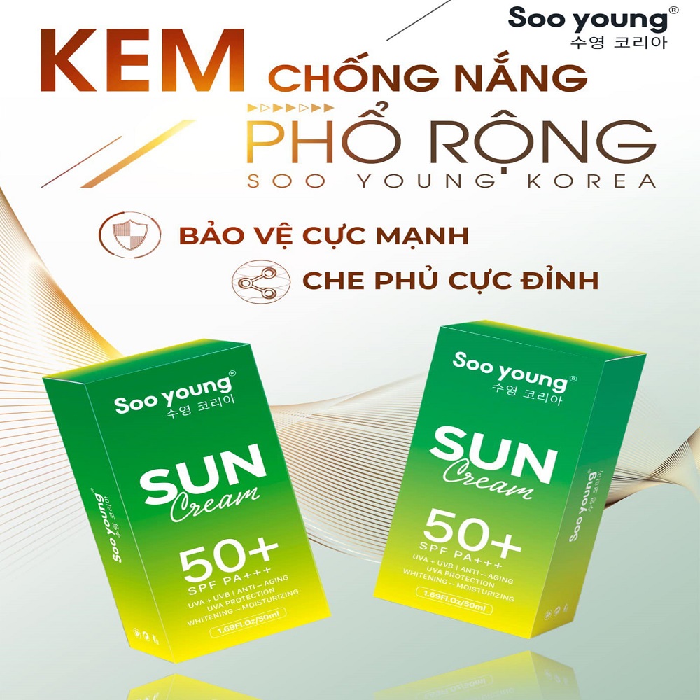Kem Chống Nắng Mặt Vật Lý Soo Young 50ml