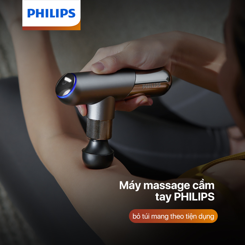 PHILIPS Máy Massage Mắt 2522+Máy Massage Cầm Tay Mini 7501