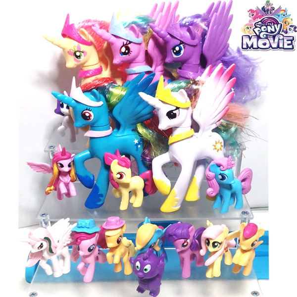 13 Ngựa Thiên Thần Pony (12 Ngựa Size 3cm-5cm+1 Ngựa 14cm)
