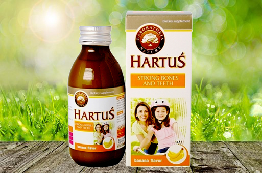 Hartus Canxi bổ sung vitamin D3, vitamin K, hấp thụ Canxi tối đa (Lọ 150ml)
