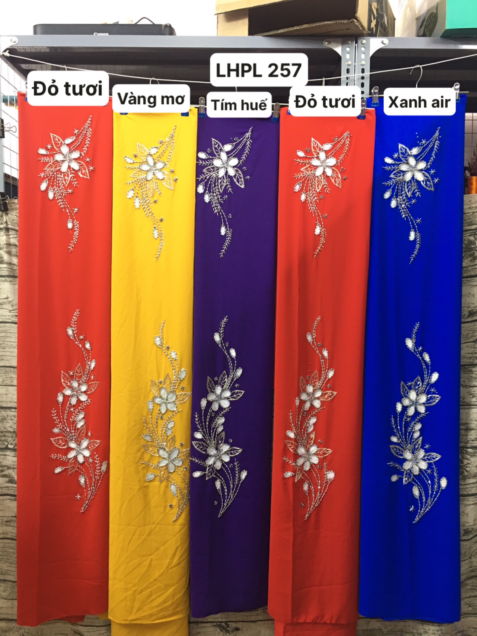 Vải áo dài lụa kết phale LHPL257