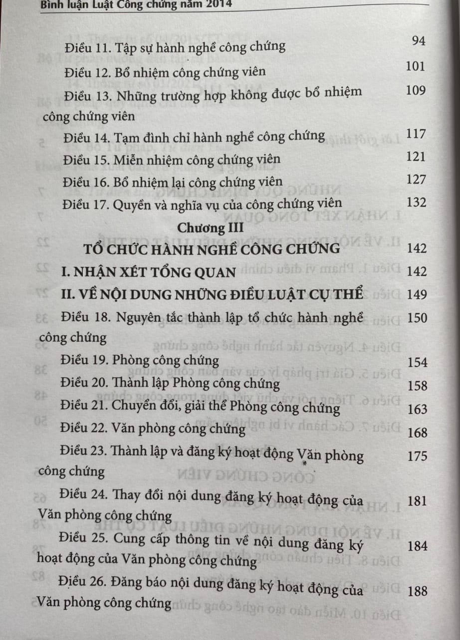 Bình Luận Bộ Luật Công Chứng 2014