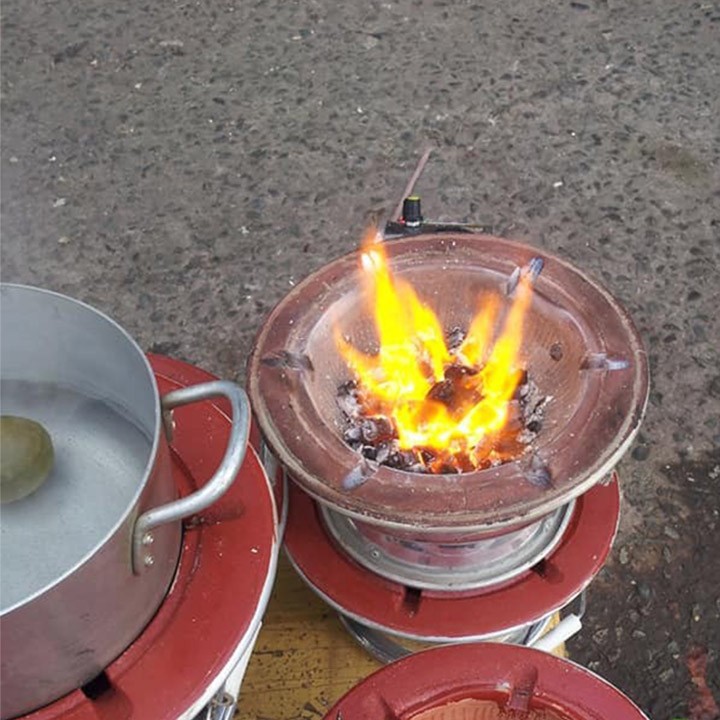 Charcoal Stove with Electric Fan, Size 30cm, Tri Viet